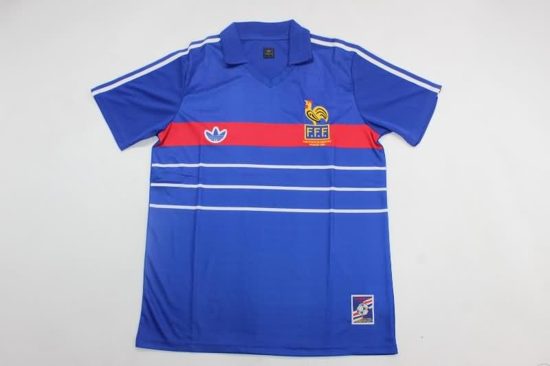 AAA Quality France 1984 Home Retro Soccer Jersey