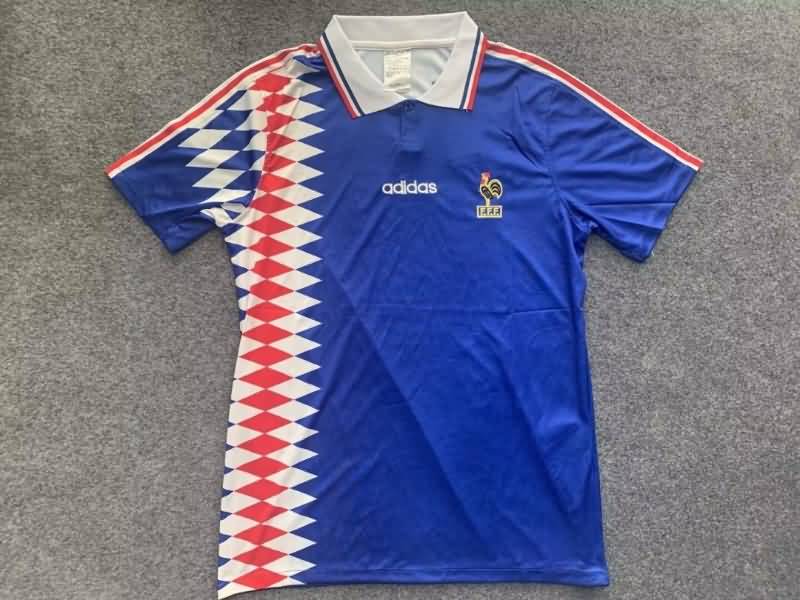 AAA Quality France 1994 Home Retro Soccer Jersey