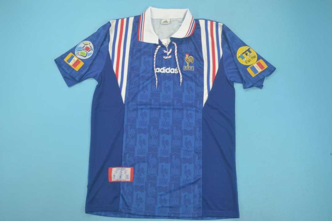 AAA Quality France 1996 Home Retro Soccer Jersey