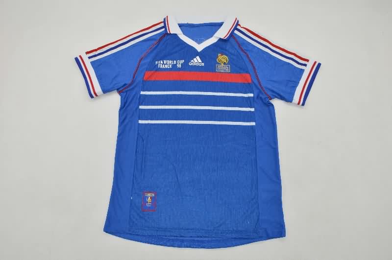 AAA Quality France 1998 Home Retro Soccer Jersey (Player)