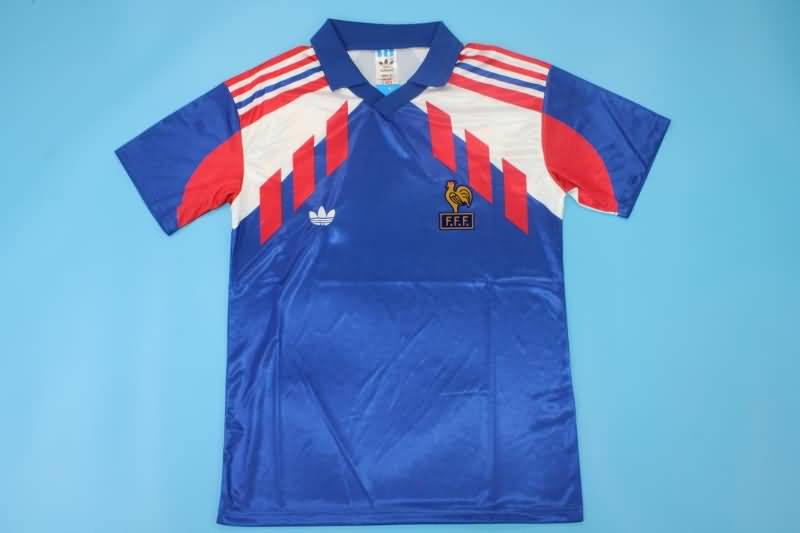 AAA Quality France 1990/92 Home Retro Soccer Jersey