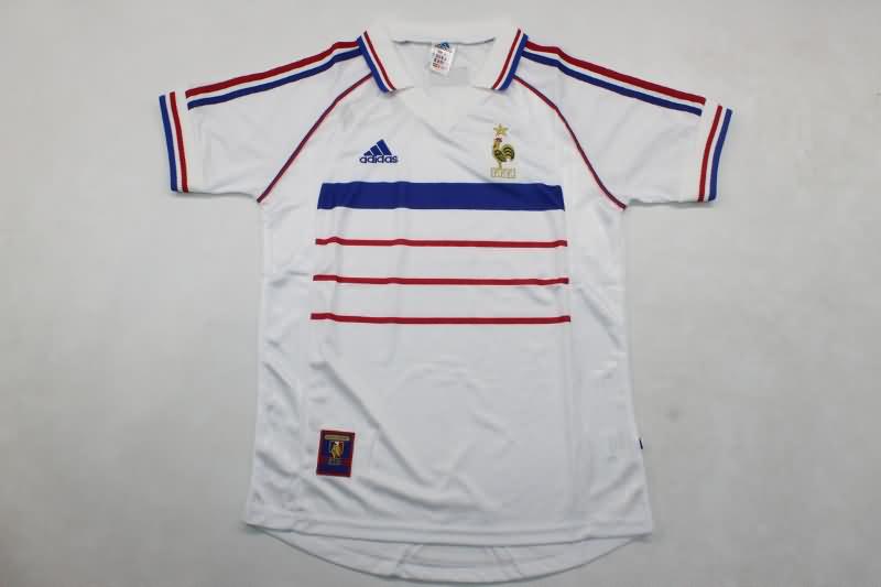 AAA Quality France 1998/00 Away Retro Soccer Jersey