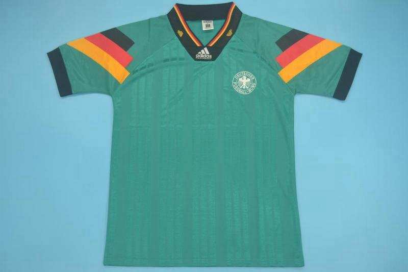 AAA Quality Germany 1992 Away Retro Soccer Jersey