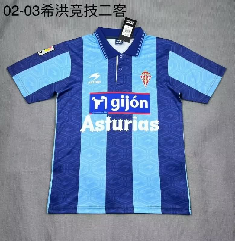 AAA Quality Gijon 2002/03 Third Retro Soccer Jersey