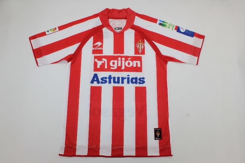 AAA Quality Gijon 2008/09 Home Retro Soccer Jersey