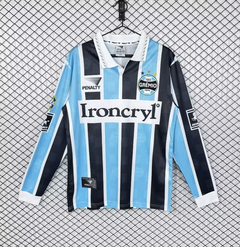 AAA Quality Gremio 1997 Home Retro Long Sleeve Soccer Jersey AAA Quality Gremio 1997 Home Retro Long Sleeve Soccer Jersey