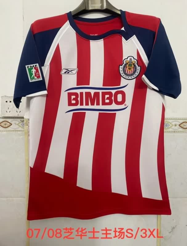 AAA Quality Guadalajara 2007/08 Home Retro Soccer Jersey AAA Quality Guadalajara 2007/08 Home Retro Soccer Jersey