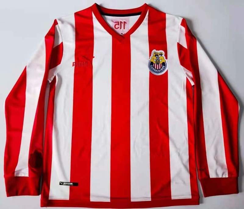 AAA Quality Guadalajara 115 Anniversary Long Retro Soccer Jersey