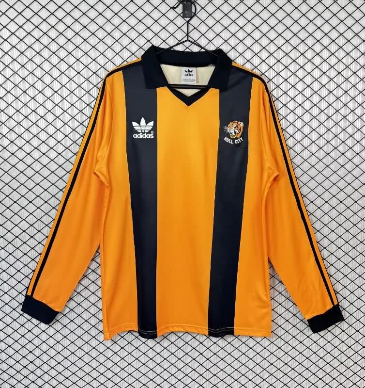 AAA Quality Hull City 1981/82 Home Retro Long Sleeve Soccer Jersey AAA Quality Hull City 1981/82 Home Retro Long Sleeve Soccer Jersey