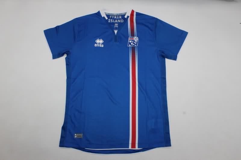 AAA Quality Iceland 2016 Home Retro Soccer Jersey