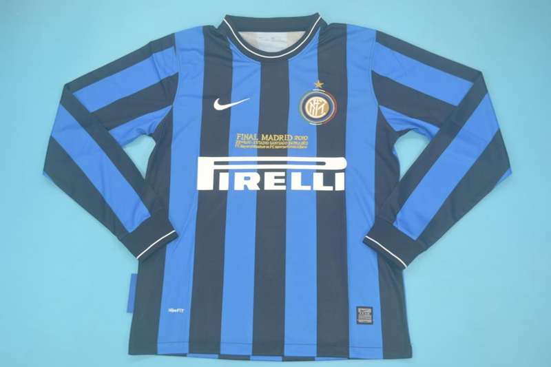 AAA Quality Inter Milan 2009/2010 Home Long Retro Soccer Jersey