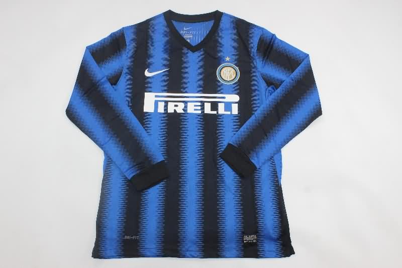 AAA Quality Inter Milan 2010/11 Home Long Retro Soccer Jersey