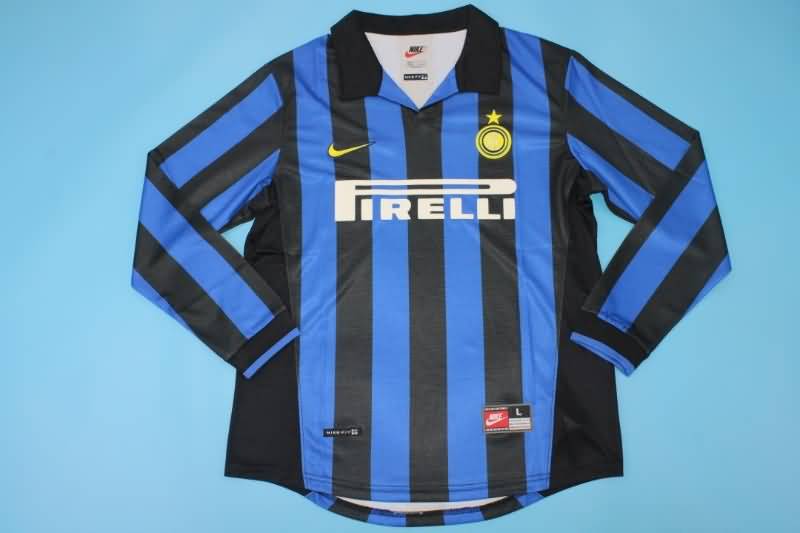 AAA Quality Inter Milan 1998/99 Home Long Retro Soccer Jersey