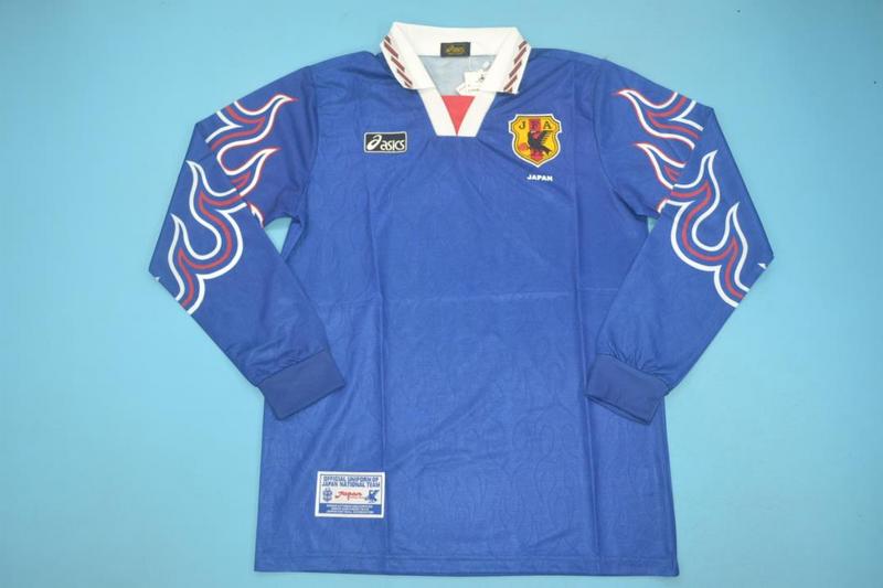 AAA Quality Japan 1998 Home Long Retro Soccer Jersey