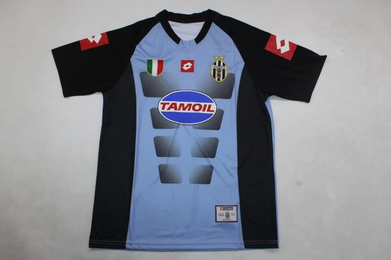 AAA Quality Juventus 2002/03 Goalkeeper Blue Retro Soccer Jersey