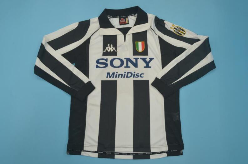AAA Quality Juventus 1997/98 Home Long Retro Soccer Jersey