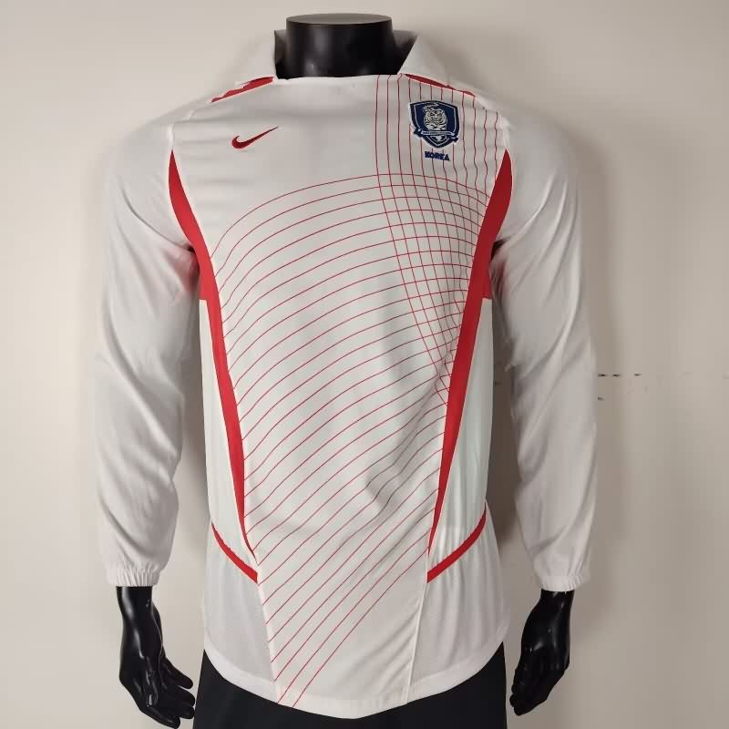 AAA Quality Korea 2002 Away Long Sleeve Retro Soccer Jersey