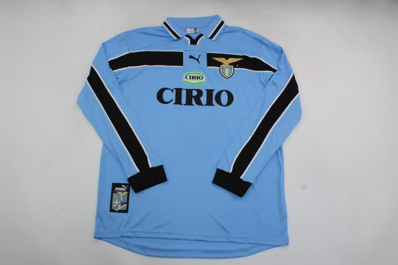 AAA Quality Lazio 1999/00 Home Long Sleeve Retro Soccer Jersey