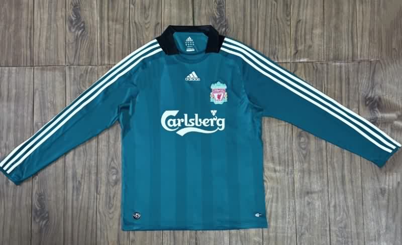 AAA Quality Liverpool 2008/09 Away Long Sleeve Retro Soccer Jersey