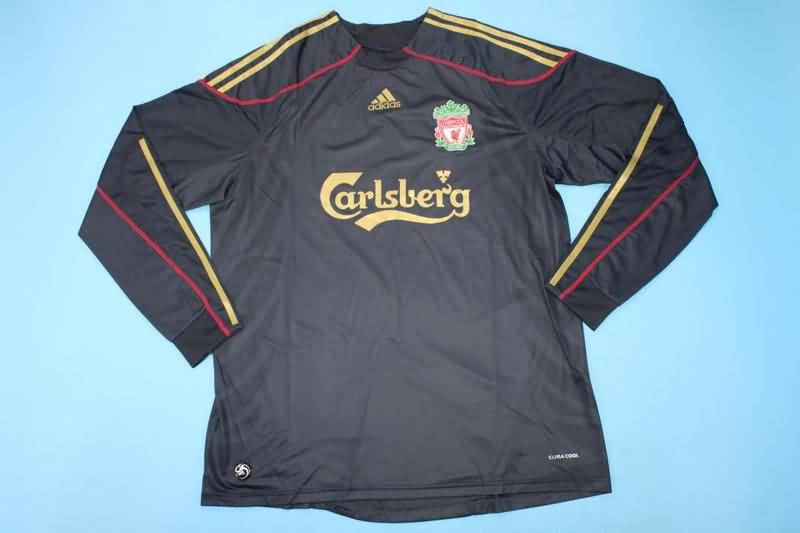 AAA Quality Liverpool 2009/10 Away Long Sleeve Retro Soccer Jersey