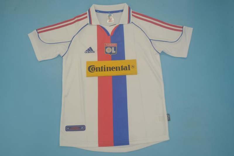 AAA Quality Lyon 2000/01 Home Retro Soccer Jersey