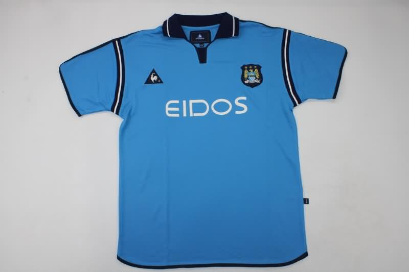 AAA Quality Manchester City 2001/02 Home Retro Soccer Jersey