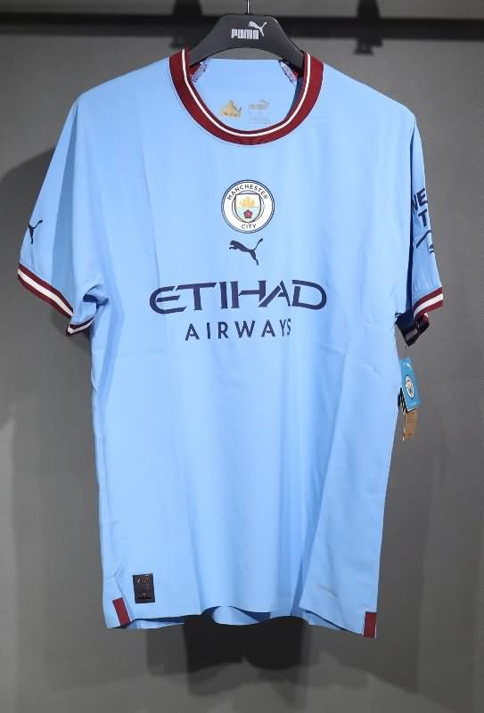 AAA Quality Manchester City 2022/23 Home Retro Soccer Jersey (Player) AAA Quality Manchester City 2022/23 Home Retro Soccer Jersey (Player)