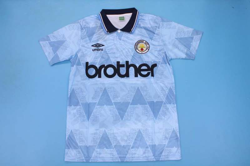 AAA Quality Manchester City 1988/90 Home Retro Soccer Jersey
