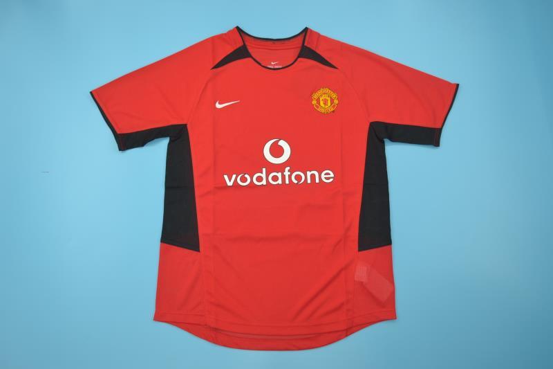 AAA Quality Manchester United 2002/04 Home Retro Soccer Jersey