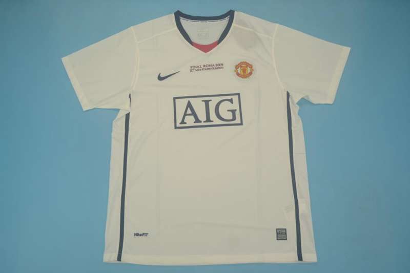 AAA Quality Manchester United 2008/09 Away UCL Retro Soccer Jersey