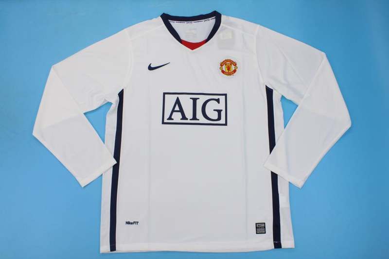 AAA Quality Manchester United 2008/09 Away Long Retro Soccer Jersey