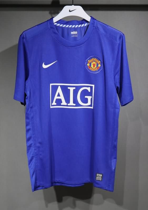 AAA Quality Manchester United 2008/09 Third Retro Soccer Jersey(Player)