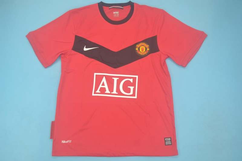AAA Quality Manchester United 2009/10 Home Retro Soccer Jersey