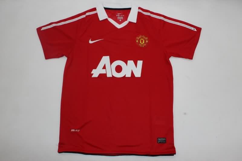 AAA Quality Manchester United 2010/11 Home Retro Soccer Jersey