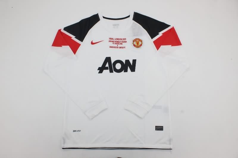 AAA Quality Manchester United 2010/11 Away Long Sleeve Final Soccer Jersey