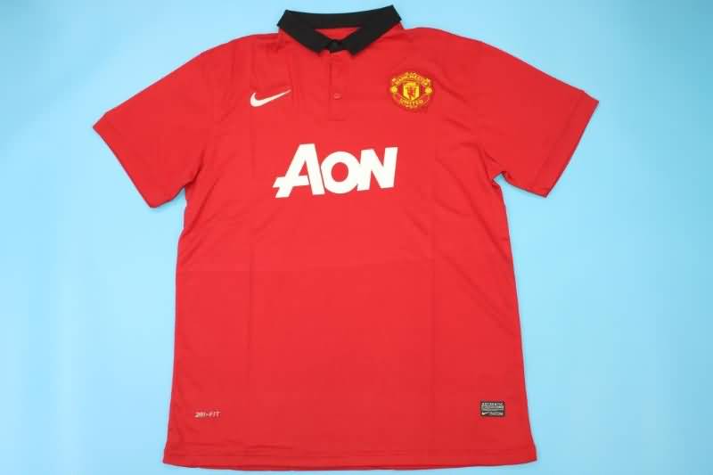 AAA Quality Manchester United 2013/14 Home Retro Soccer Jersey