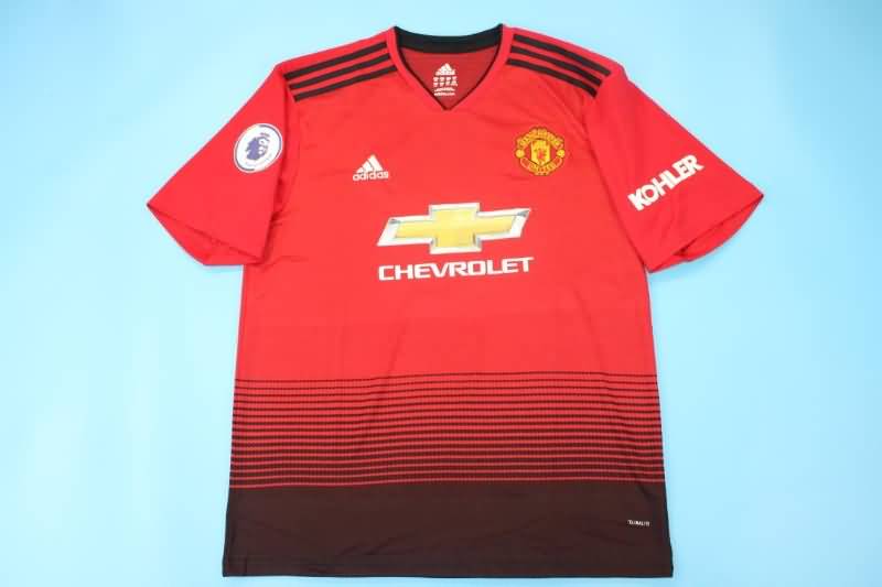 AAA Quality Manchester United 2018/19 Home Retro Soccer Jersey