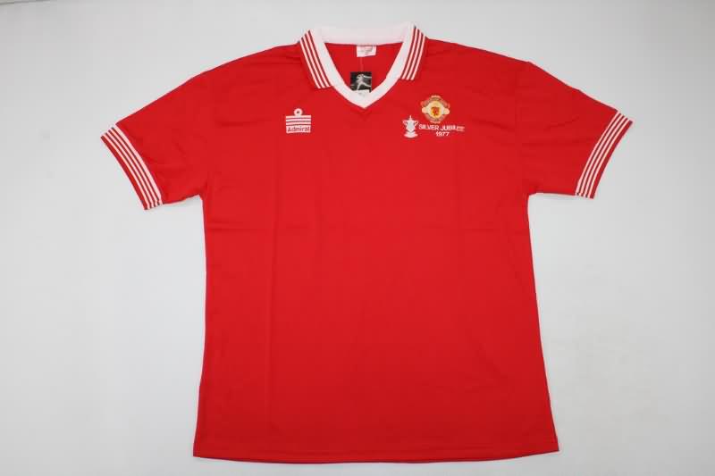 AAA Quality Manchester United 1977 Home Retro Soccer Jersey