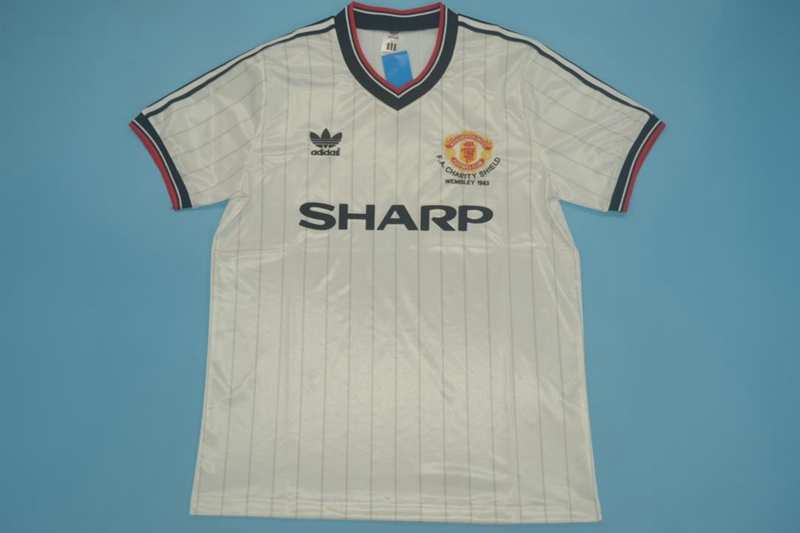 AAA Quality Manchester United 1983 FA Final Retro Soccer Jersey