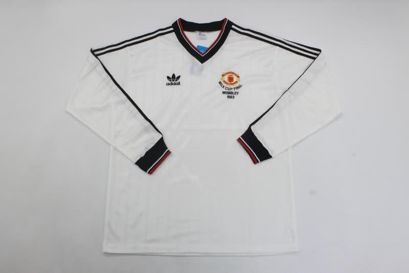 AAA Quality Manchester United 1983 FA Final Long Sleeve Retro Soccer Jersey