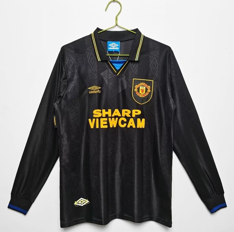 AAA Quality Manchester United 1993/95 Away Long Retro Soccer Jersey