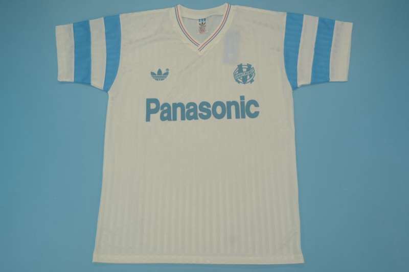 AAA Quality Marseilles 1990/91 Home Retro Soccer Jersey