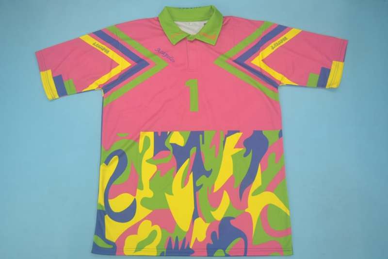 AAA Quality Mexico 1994 Goalkeeper Pink Retro Soccer Jersey