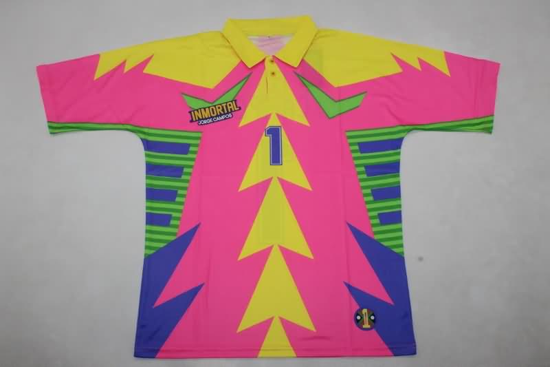 AAA Quality Mexico 1998 Goalkeeper Pink Retro Soccer Jersey