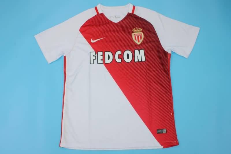 AAA Quality Monaco 2016/17 Home Retro Soccer Jersey