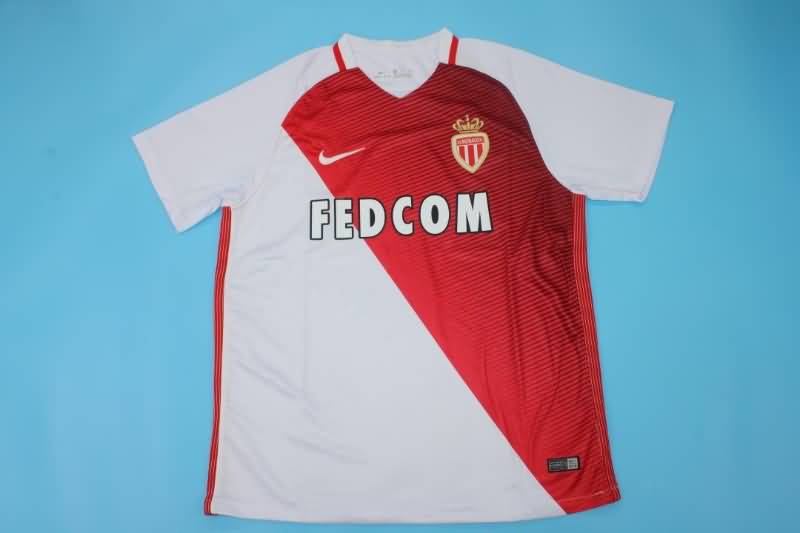 AAA Quality Monaco 2016/17 Home UCL Retro Soccer Jersey