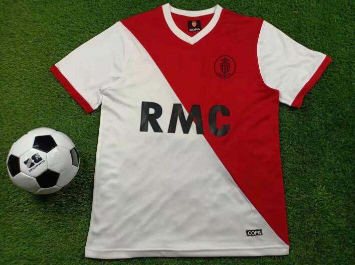 AAA Quality Monaco 1977/82 Home Retro Soccer Jersey