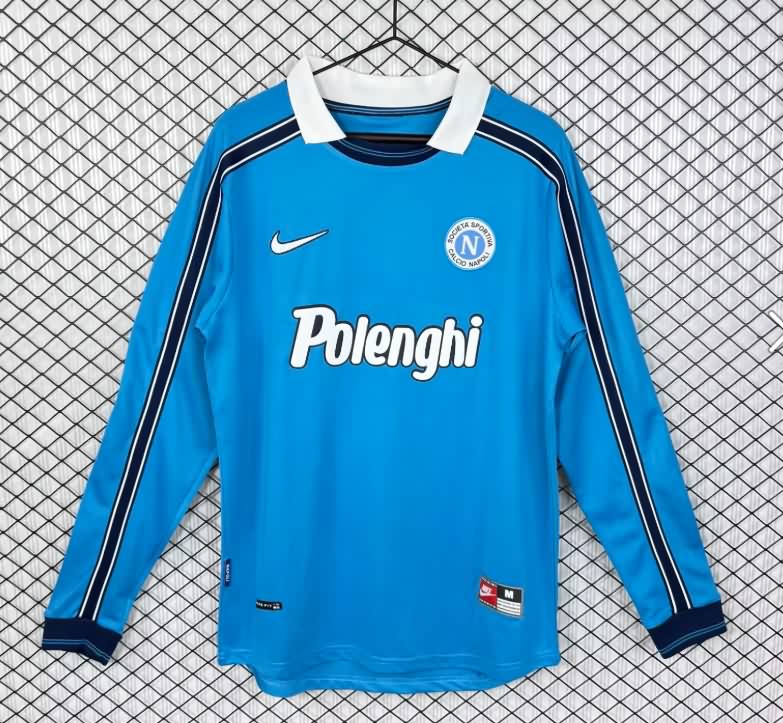 AAA Quality Napoli 1998/99 Home Retro Long Sleeve Soccer Jersey