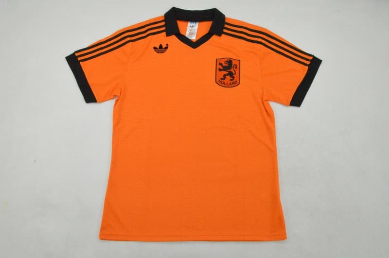 AAA Quality Netherlands 1980 Home Retro Soccer Jersey