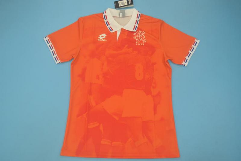 AAA Quality Netherlands 1996 Home Retro Soccer Jersey